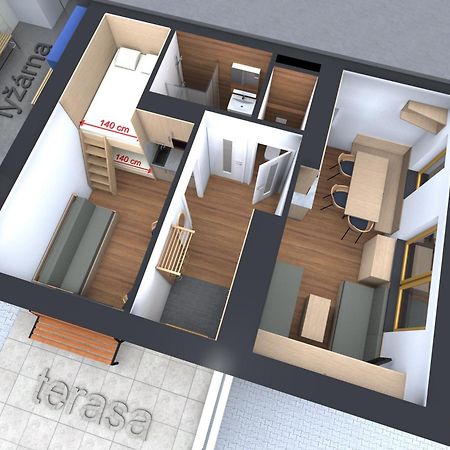U Králíka, apartmán E Dolní Morava Esterno foto
